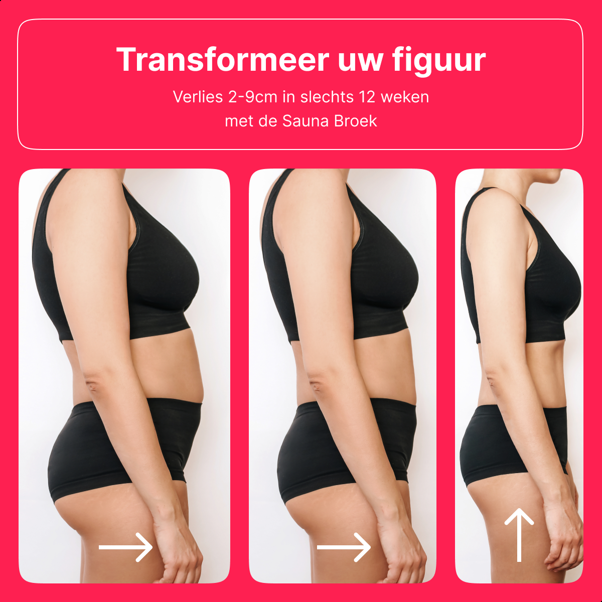 Sauna Broek Transformeer je figuur