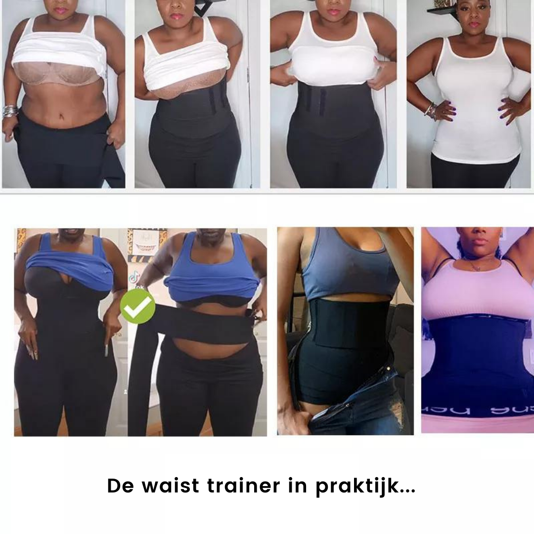 Waist trainer voor en na